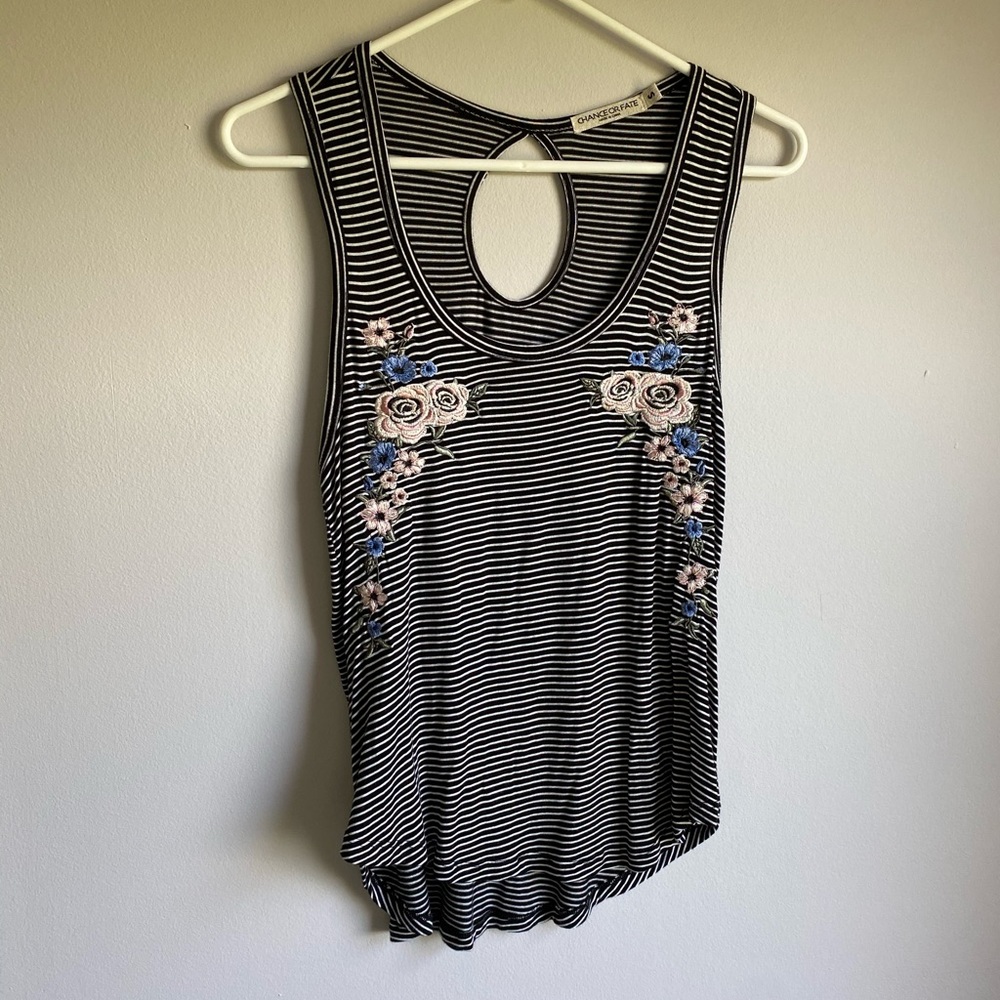 Chance or Fate striped tank